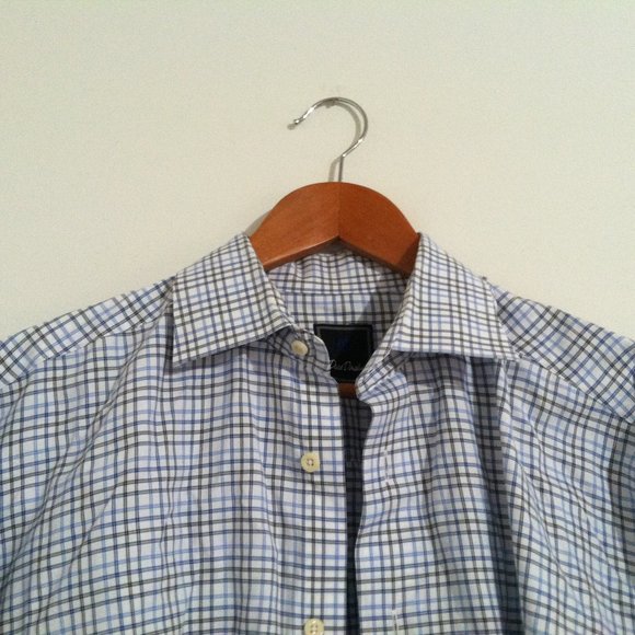 DAVID DONAHUE MENS COTTON DRESS SHIRTSIZE: 16.5/34-35